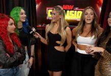 Backstage at AEW Collision