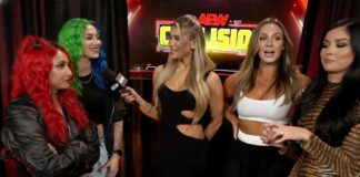 Backstage at AEW Collision