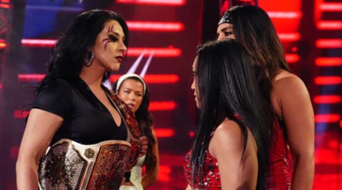 Roxanne Perez confronts Stephanie Vaquer