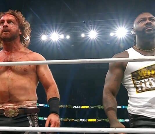 AEW Full Gear 2025 Hangman Adam Page Swerve Strickland