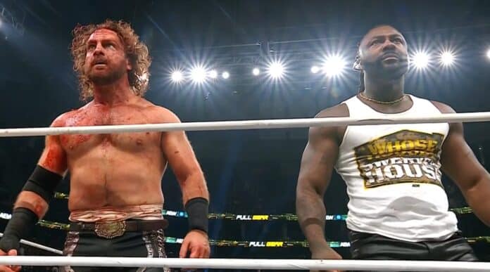 AEW Full Gear 2025 Hangman Adam Page Swerve Strickland