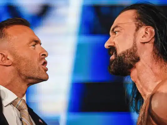 Nick Aldis and Drew McIntyre