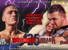 Beyond Wrestling Novembercanrana Results – November 14th, 2025 Beyond Wrestling Novembercanrana