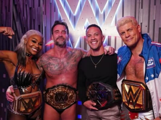 WWE’s Champion Lineup Of Former AEW Stars Seen As Statement Toward Tony Khan Jade Cargill, CM Punk, Jade Cargill and Cody Rhodes