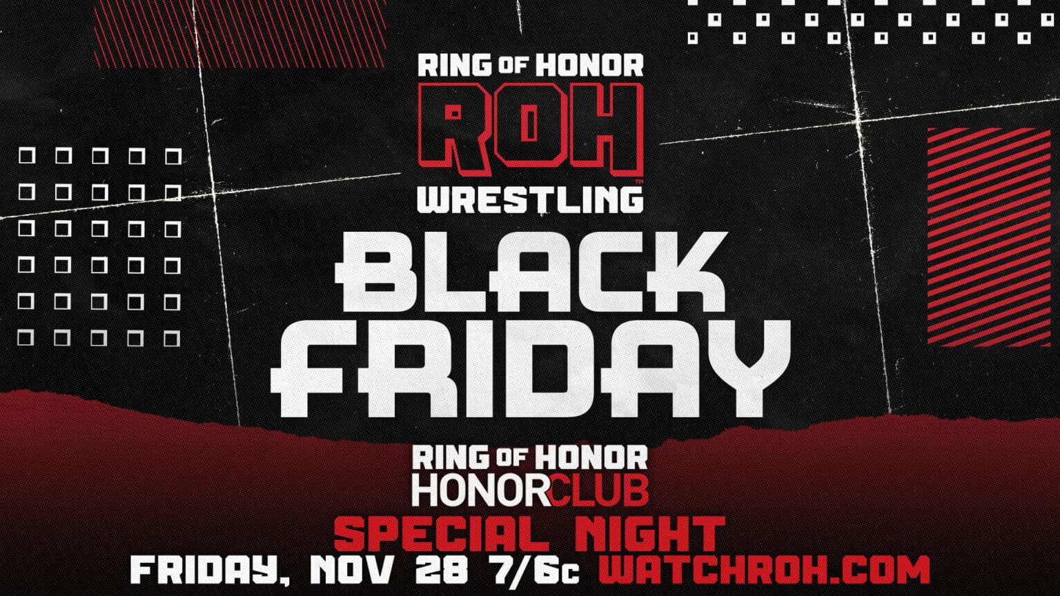 ROH TV Moving To Friday This Week For Special Black Friday Episode ...