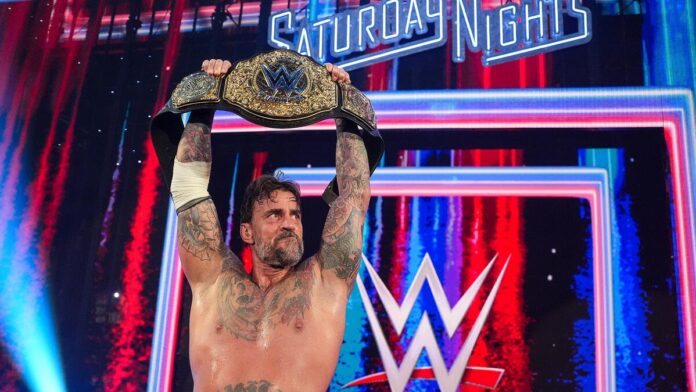 CM Punk wins WWE Championship at Saturday Night's Main Event CM Punk wins WWE Championship at Saturday Night's Main Event