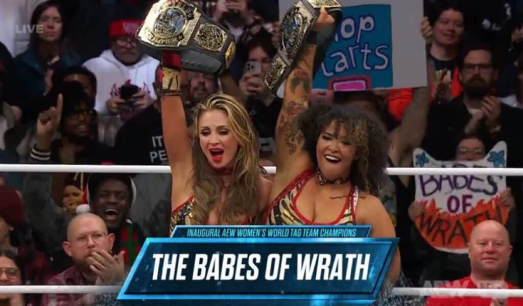 Babes Of Wrath Crowned Inaugural AEW Women’s World Tag Team Champions ...