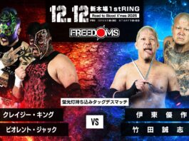 Freedoms Road To Blood X Mas Results – December 12, 2025 Freedoms Road To Blood X Mas