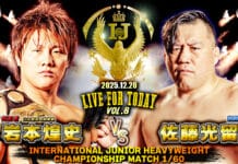 Tenryu Project Live For Today Vol 8 Results – December 20, 2025 Tenryu Project Live For Today Vol 8