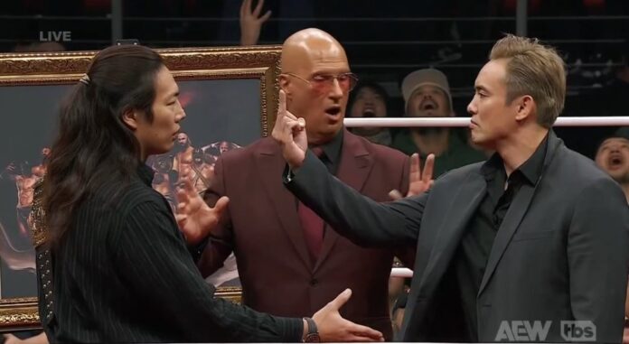 Kazuchika Okada - Konosuke Takeshita Kazuchika Okada - Konosuke Takeshita