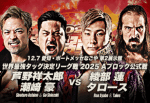 AJPW Real World Tag League Night 7 Results – December 7, 2025 AJPW Real World Tag League