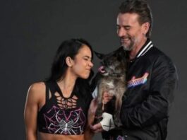 AJ Lee, CM Punk, Larry