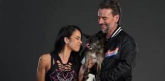 AJ Lee, CM Punk, Larry