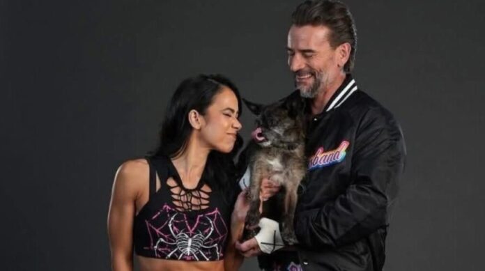 AJ Lee, CM Punk, Larry