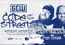 GCW Code Of The Streets Results – January 17, 2026 GCW Code Of The Streets