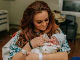 Maria Kanellis and new baby