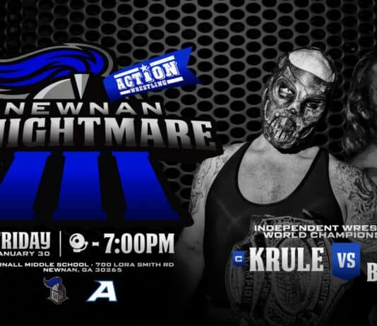 Action Wrestling Newnan Nightmare 3