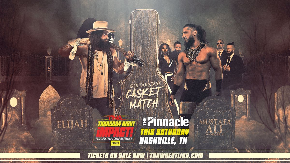 Elijah vs. Mustafa Ali Casket Match Set For TNA iMPACT
