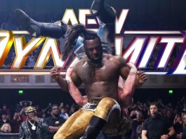 Swerve Strickland Fined $100,000 And Barred From AEW Collision Swerve Strickland and Kenny Omega