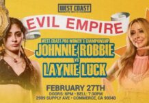 West Coast Pro Wrestling Evil Empire Results – February 27, 2026 West Coast Pro Wrestling Evil Empire