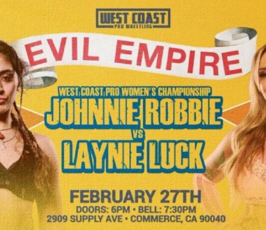 West Coast Pro Wrestling Evil Empire Results – February 27, 2026 West Coast Pro Wrestling Evil Empire