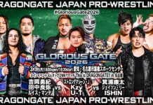 Dragon Gate Glorious Gate Night 8 Results – March 9, 2026 Dragon Gate Glorious Gate