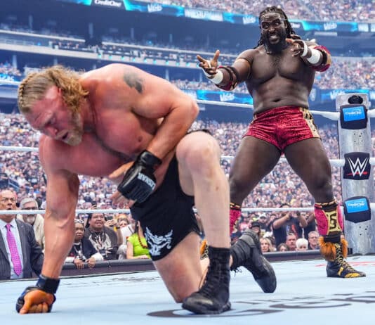 Backstage News On Brock Lesnar vs. Oba Femi Brock Lesnar - Oba Femi