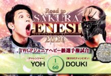 NJPW Road To Sakura Genesis Night 5 Results – April 2, 2026