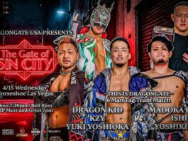 Dragon Gate The Gate Of Sin City Results – April 15, 2026 Dragon Gate The Gate Of Sin City