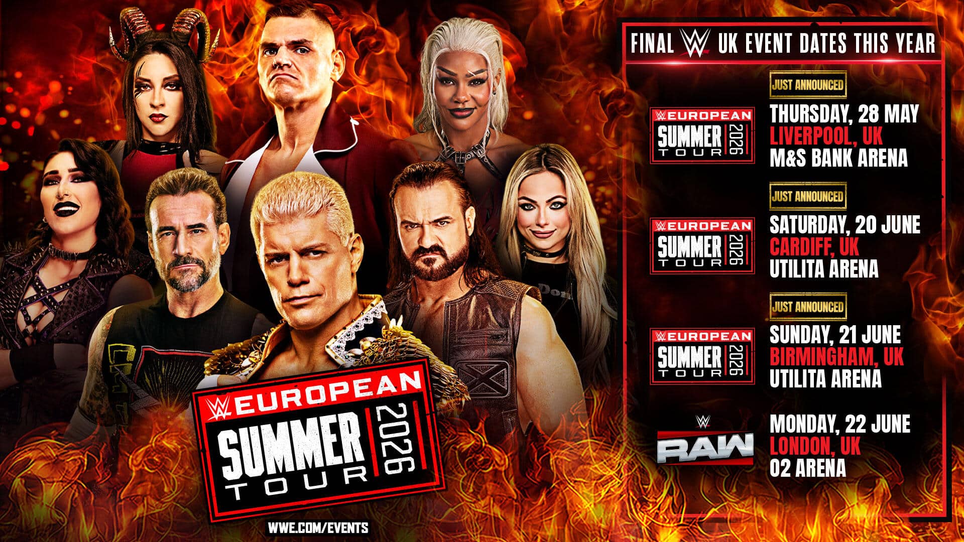 WWE European Summer Tour Live Event Results From Strasbourg, France 6/2/2026