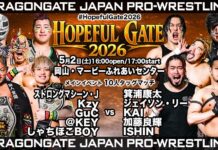 Dragon Gate Hopeful Gate Night 1 Results – May 2, 2026 Dragon Gate Hopeful Gate