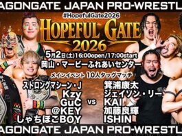 Dragon Gate Hopeful Gate Night 1 Results – May 2, 2026 Dragon Gate Hopeful Gate