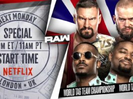 WWE Raw Updates For 6/22 Live Daytime Episode In London, ENG.