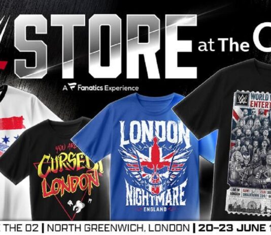 WWE London Store Returns To O2 Arena From June 20 – 23