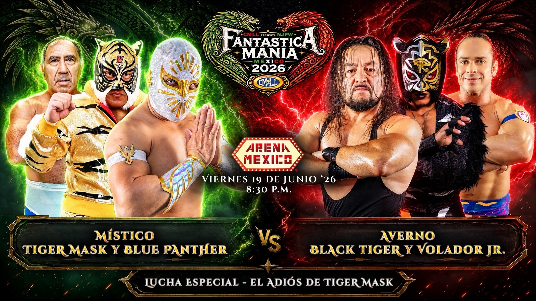 CMLL & NJPW Fantastica Mania Mexico Results - June 19, 2026
