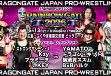 Dragon Gate Rainbow Gate Night 7 Results – June 13, 2026 Dragon Gate Rainbow Gate