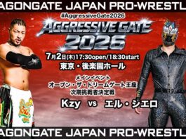 Dragon Gate Aggressive Gate Night 1 Results – July 2, 2026 Dragon Gate Aggressive Gate