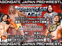 Dragon Gate Aggressive Gate Night 4 Results – July 7, 2026