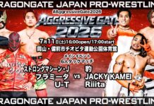 Dragon Gate Aggressive Gate Night 5 Results – July 11, 2026 Dragon Gate Aggressive Gate