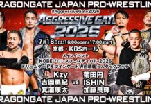 Dragon Gate Aggressive Gate Night 7 Results – July 18, 2026 Dragon Gate Aggressive Gate
