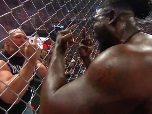 Netflix Edits Brock Lesnar And Oba Femi Segment From WWE RAW Replay Brock Lesnar - Oba Femi