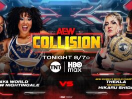 AEW Collision Results – July 25, 2026 AEW Collision