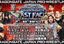 Dragon Gate Last Face Results – July 13, 2026 Dragon Gate Last Face