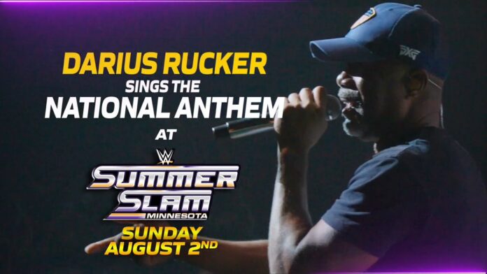 WWE SummerSlam Darius Rucker WWE SummerSlam Darius Rucker