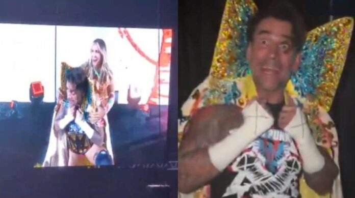 CM Punk Borrows Charlotte Flair’s Robe CM Punk Borrows Charlotte Flair’s Robe