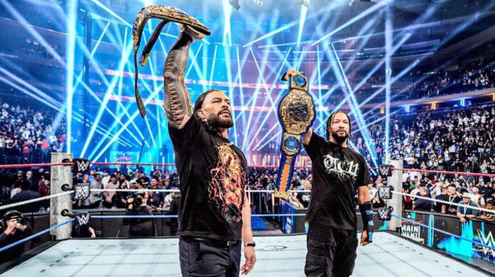 Roman Reigns and Jalen Brunson Roman Reigns and Jalen Brunson