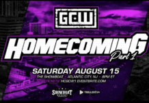 GCW Homecoming Night One Results – August 15, 2026 GCW Homecoming Night 1