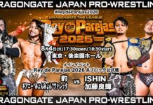 Dragon Gate Rey De Parejas Night 1 Results – August 4, 2026 Dragon Gate Rey De Parejas