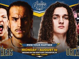 Beyond Wrestling Wrestling Open RI #62 Results – August 10, 2026 Beyond Wrestling