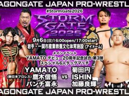 Dragon Gate Storm Gate Night 2 Results – September 6, 2026 Dragon Gate Storm Gate